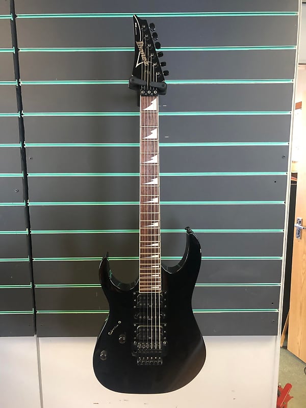 Ibanez RG370DXZL Black 2011 Left Handed Electric Guitar