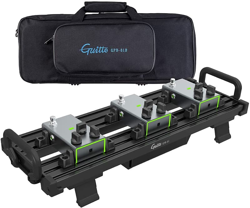 Guitto GPB01 No Velcro Pedalboard with Softcase Reverb