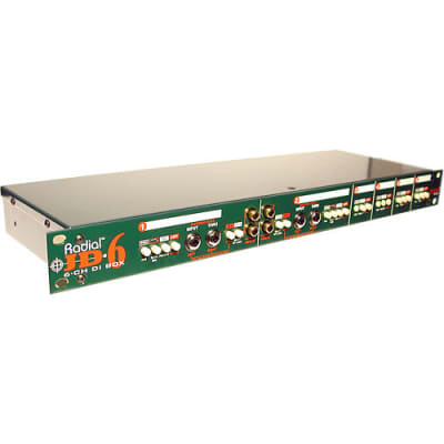 Radial Engineering JD6 6-Channel Rackmount Passive Direct Box image 1