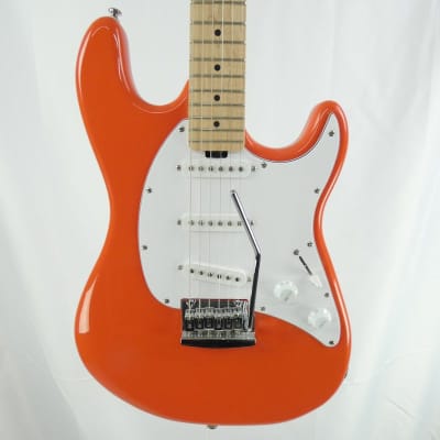 Used Sterling by Ernie Ball CUTLASS FIESTA RED Electric Guitars Orange for sale