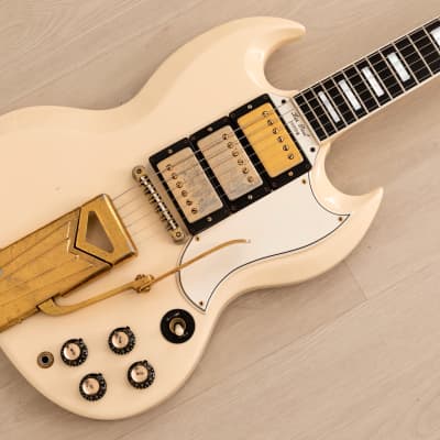 1961 Gibson Les Paul Custom SG Polaris White w/ PAF Pickups, Lifton Case for sale