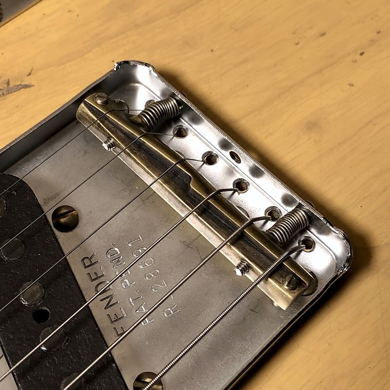 RetroTonePickups / Non Slot Custom Brass Saddle SET