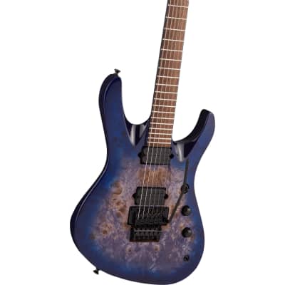 Jackson Pro Series Chris Broderick Soloist 6 Electric Guitar, Transparent Blue image 4