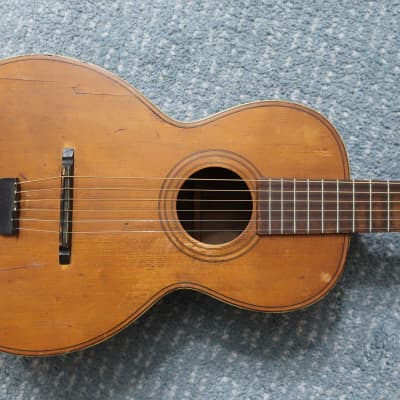 Antique 1930s Lakeside Lyon & Healy Chicago NYC Luthier Era Parlor Guitar Exquisite Woods Beautiful Restoration Candidate Playable Project image 2