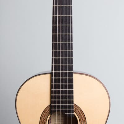 Jorge Menezes  Hermann Hauser Style Classical Guitar (2023), ser. #106, black hard shell case. image 8