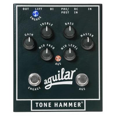 Aguilar Tone Hammer Bass Preamp/DI Stomp Box image 2