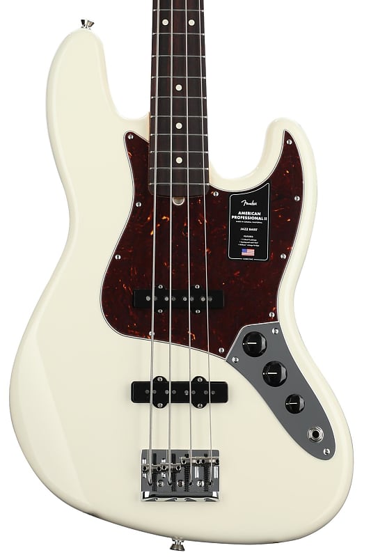 Fender American Professional II Jazz Bass - Olympic White | Reverb