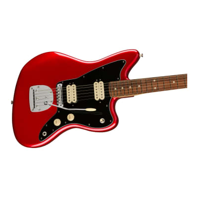 Fender Player Jaguar 6-String Hand-Shaped Alder Body 22-Fret Vintage-Style Bridge Electric Guitar with Pau Ferro Fingerboard (Right-Handed, Candy Apple Red) image 3
