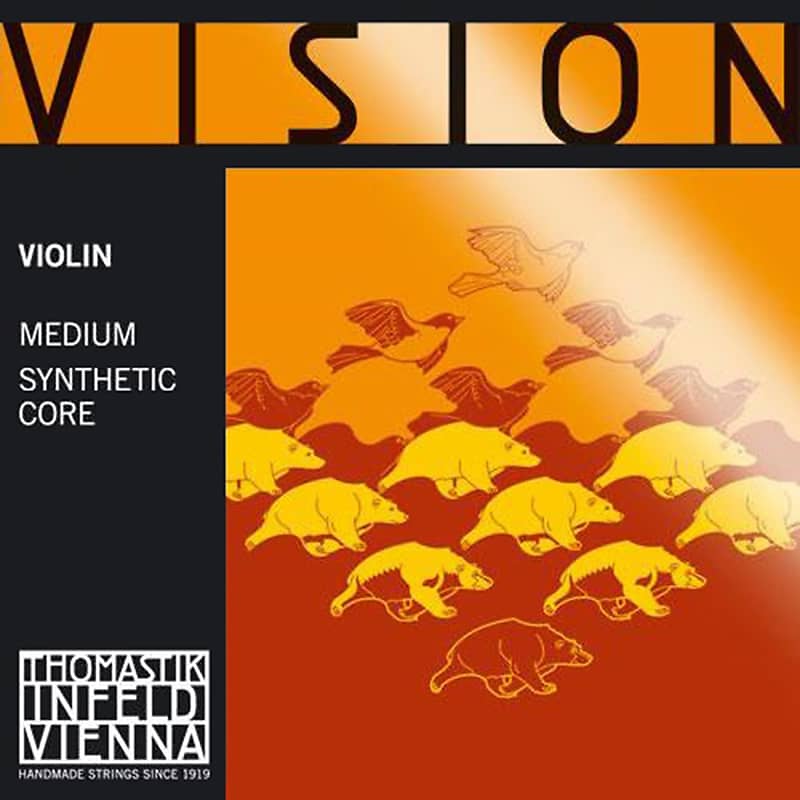 Thomastik VI100 Vision 4/4 Full-Size Violin String Set - Medium image 1