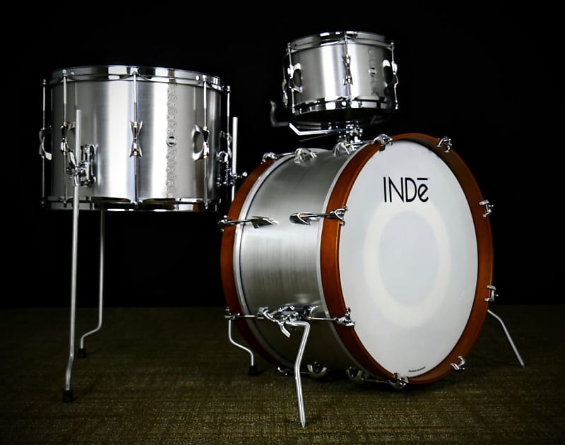 INDe Drums WaFarer Kalamazoo Series Aluminum 3pc Kit Reverb