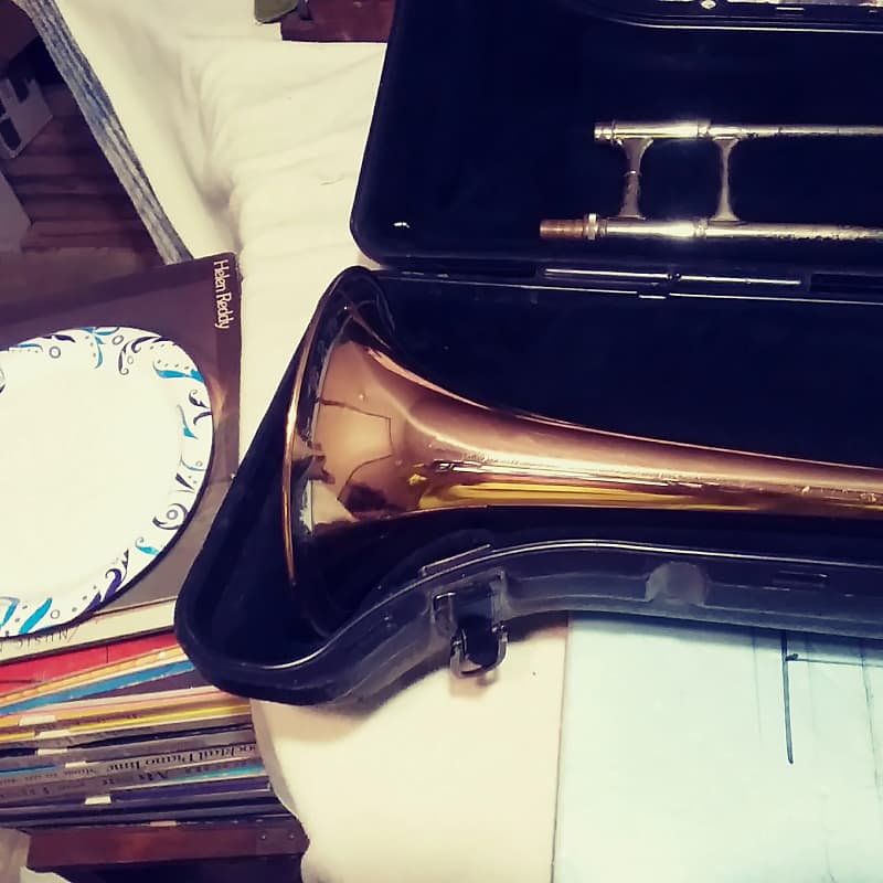 😍Olds Super Fullerton Tenor Trombone Reverb