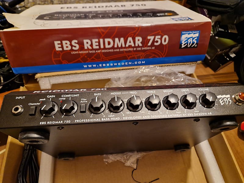 EBS Reidmar 750-Watt Bass Head 2010s - Black image 1