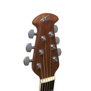 Applause by Ovation AE147 Mid-Depth Acoustic-Electric Guitar - Trans Blue image 9