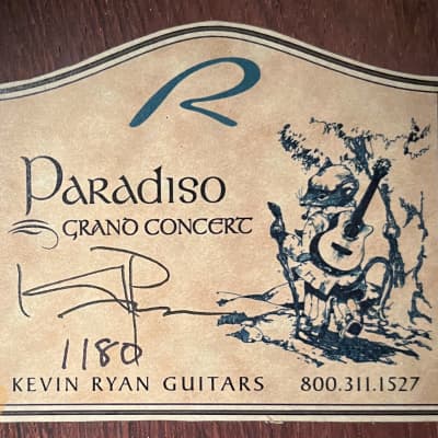 Kevin Ryan Paradiso Grand Concert - Western Red Cedar & Honduran Rosewood image 23