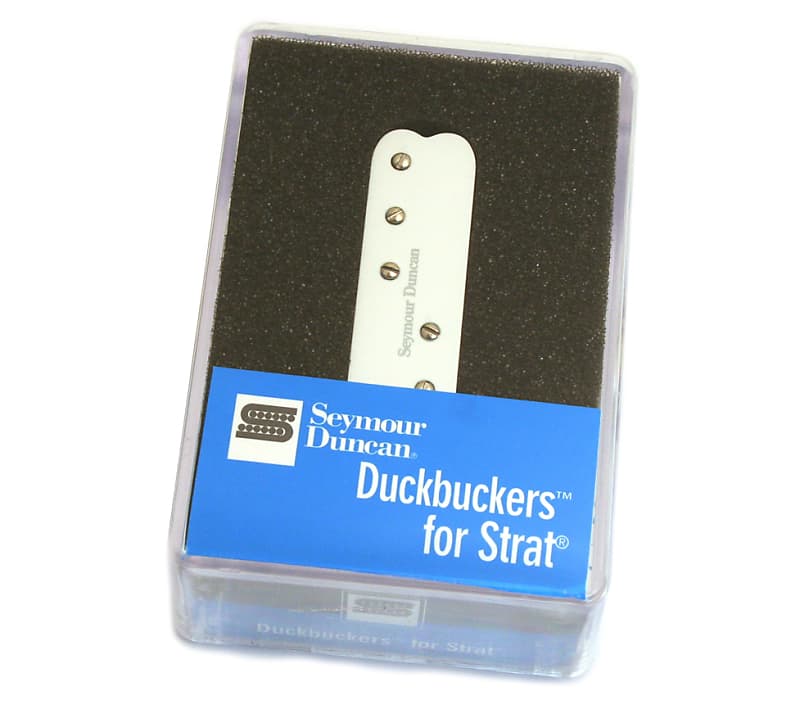 11205-36-W Seymour Duncan Duckbucker  Strat® Bridge Pickup White image 1