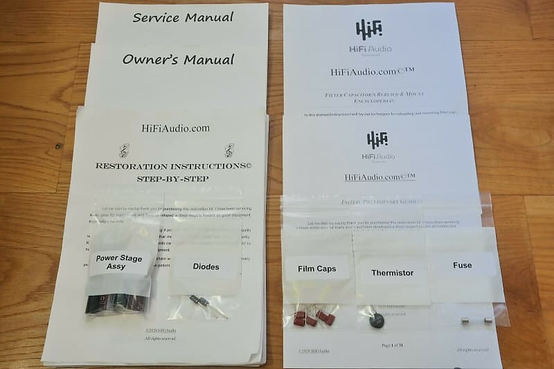 Stromberg Carlson ASR-333 restoration kit filter capacitor repair rebuild fix  			