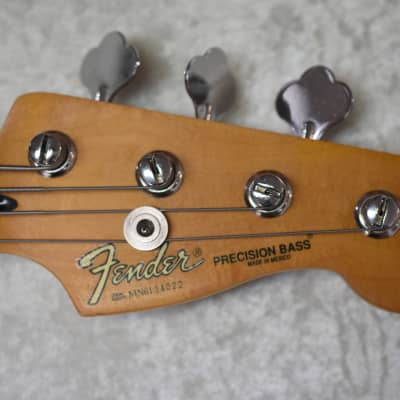Fender Standard Precision Bass 1996 Black MIM | Reverb