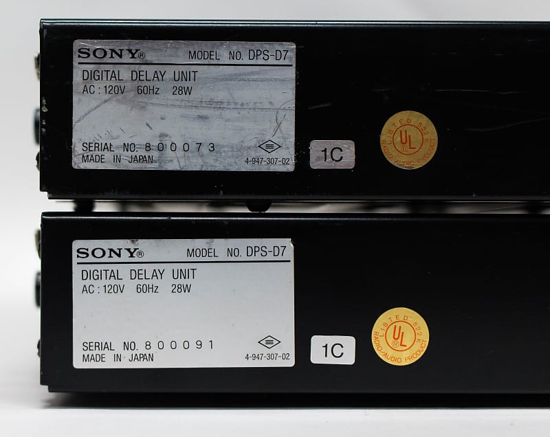 SONY DPS-D7 デジタルディレイユニット　ジャンク SONY DPS-D7 Digital Delay Effects Processor working | eBay