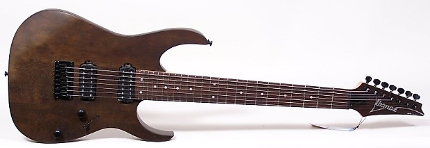 Ibanez RG Series RG7421 7 String Electric Guitar Walnut Flat