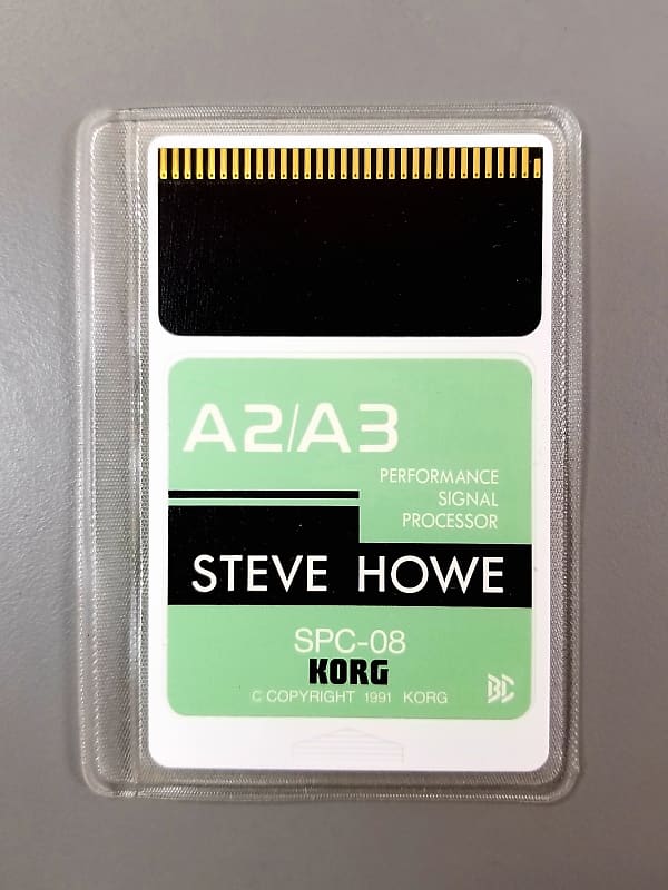 Korg SPC-08 Steve Howe A2/A3 Card 1991 RARE!! N.O.S. *FREE