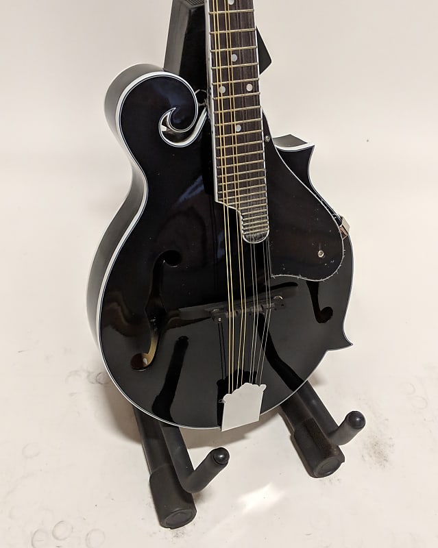 Savannah SF-100-BK F-Style Mandolin, Black | Reverb