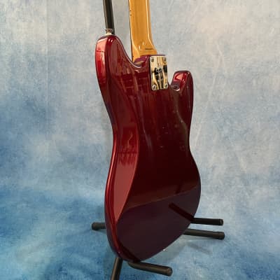 2010 Fender Japan MG-69 Mustang Old Candy Apple Red MIJ LH Left image 22