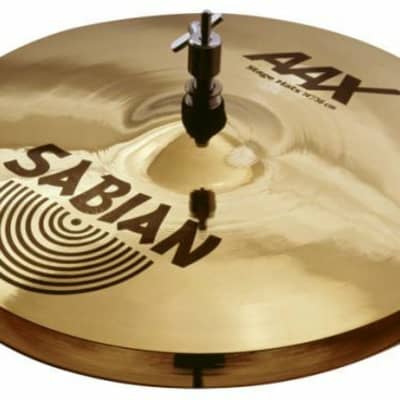 Sabian AAX 13” Stage Hi Hat Cymbals/Brilliant Finish /Model # 21302XB/Brand New