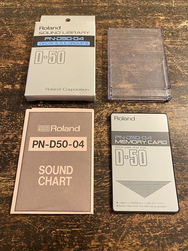 Roland ローランド PN-D50-04 Roland PN-D50-04 Sound Card Decay & S.E. Group II for D50