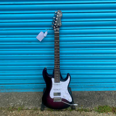 Sceptre Gen II Ventana Deluxe Thru-Violet Strat-Style Electric Guitar for sale
