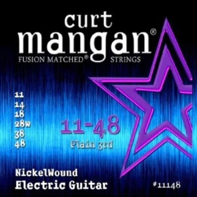 NEW Curt Mangan Nickel Wound Electric Strings - .011-.048