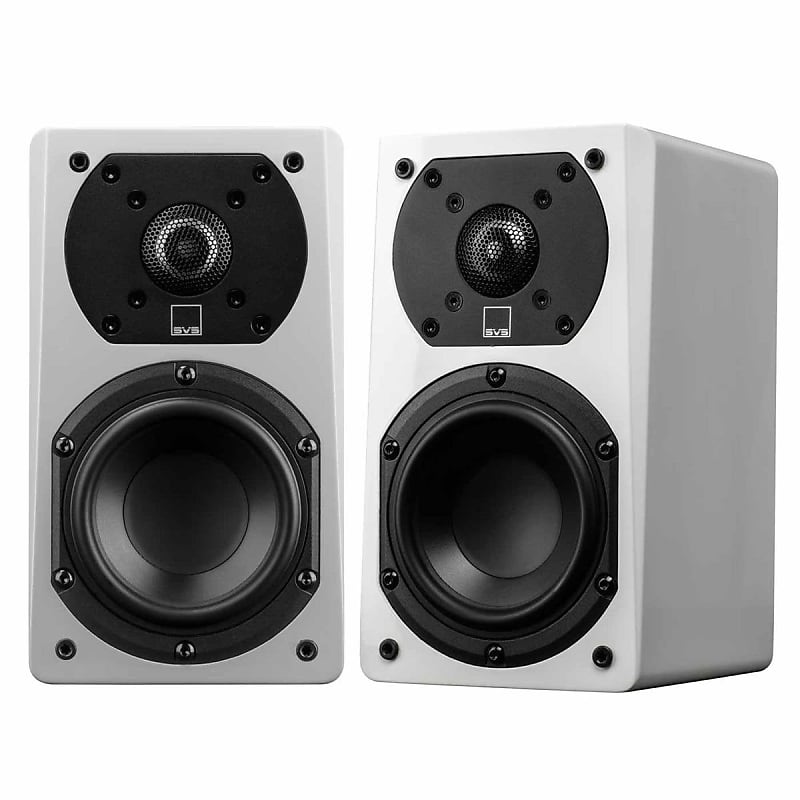 SVS Prime Satellite Speakers - Pair (Piano Gloss White)  			