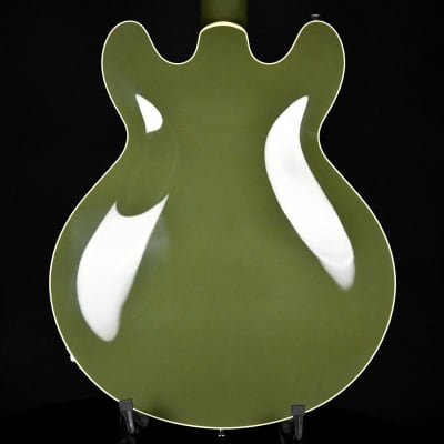 Collings I-35 LC Semi-Hollowbody Olive Drab Green Rosewood Fingerboard  (221956) image 2