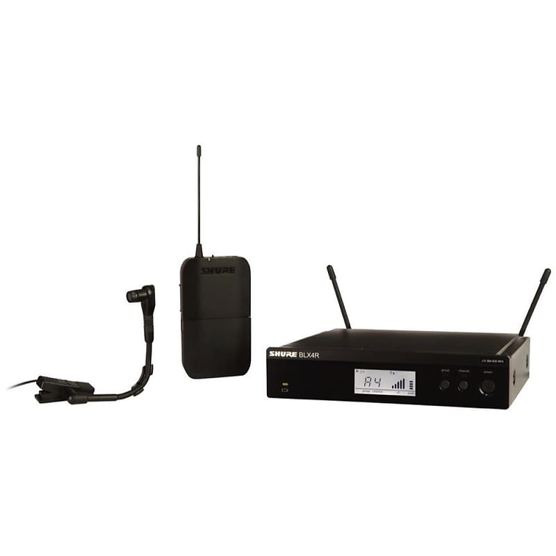 Shure BLX14/RB98 Wireless Instrument System, Band H10 (542-572 MHz) image 1