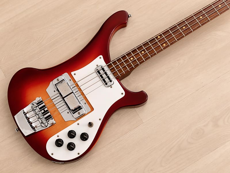 1990 Rickenbacker 4001V63 Vintage Reissue Bass Fireglo, Near