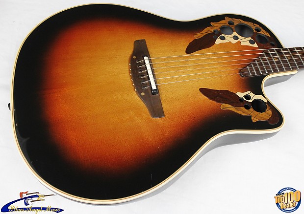 Ovation Model 1868 Elite Shallow Bowl Acoustic-Electric