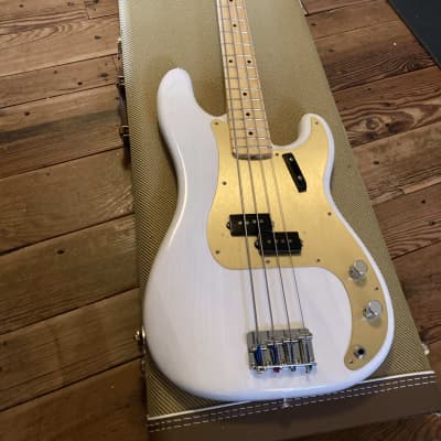 Fender American Original '50s Precision Bass with Maple Fretboard 2018 - 2019 - White Blonde image 1