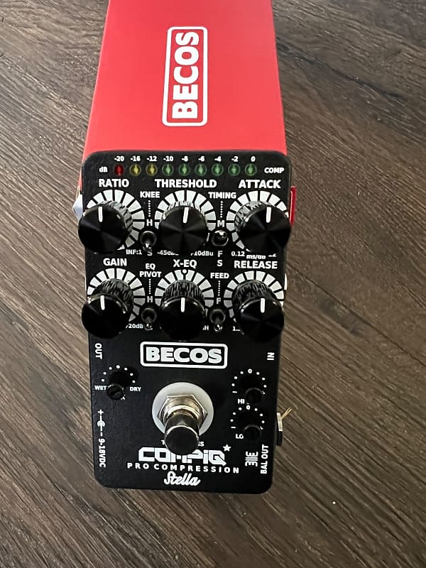 ギター BECOS CompIQ STELLA Pro MkII with DITOS Becos CompIQ Pro Stella MK2 Compressor Review