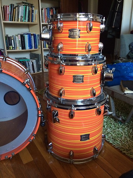 Yamaha club custom orange swirl deals