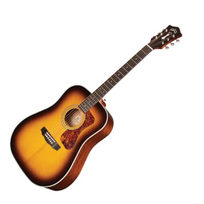Guild D-140 ATB 100 All Solid Dreadnought Antique Burst Gloss W/ Gig Bag for sale