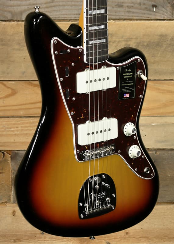 Fender  American Vintage II 1966 Jazzmaster Electric Guitar 3-Color Sunburst w/ Case image 1