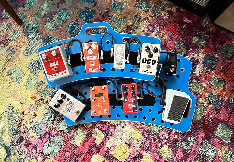 Holeyboard Pedalboards Blue Birch 2016 Blue Reverb