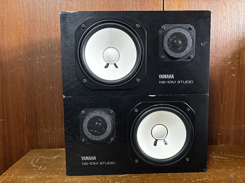 Pair YAMAHA MODEL NS-10M Studio Monitor Speakers RARE model image 1