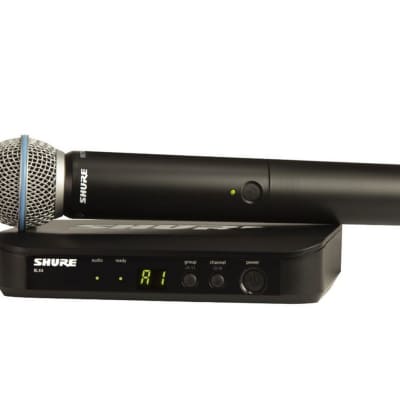 Shure BLX24/B58 Handheld Wireless Beta58 Microphone System (Band H10)