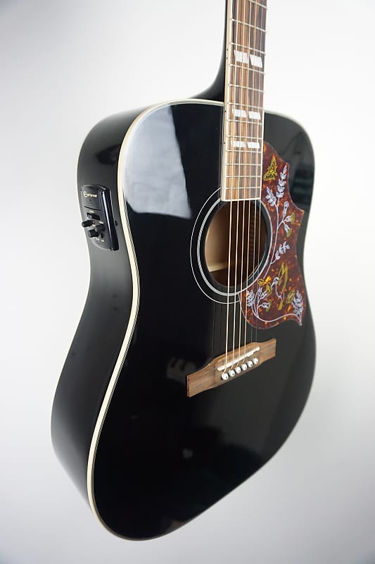 Epiphone hummingbird deals black