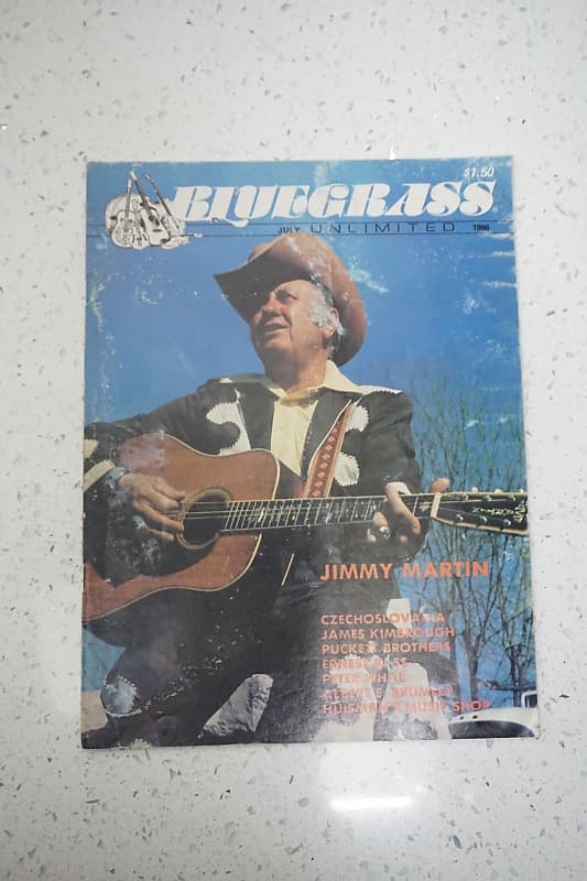 Bluegrass Unlimited Magazine July 1986 Jimmy Martin Reverb