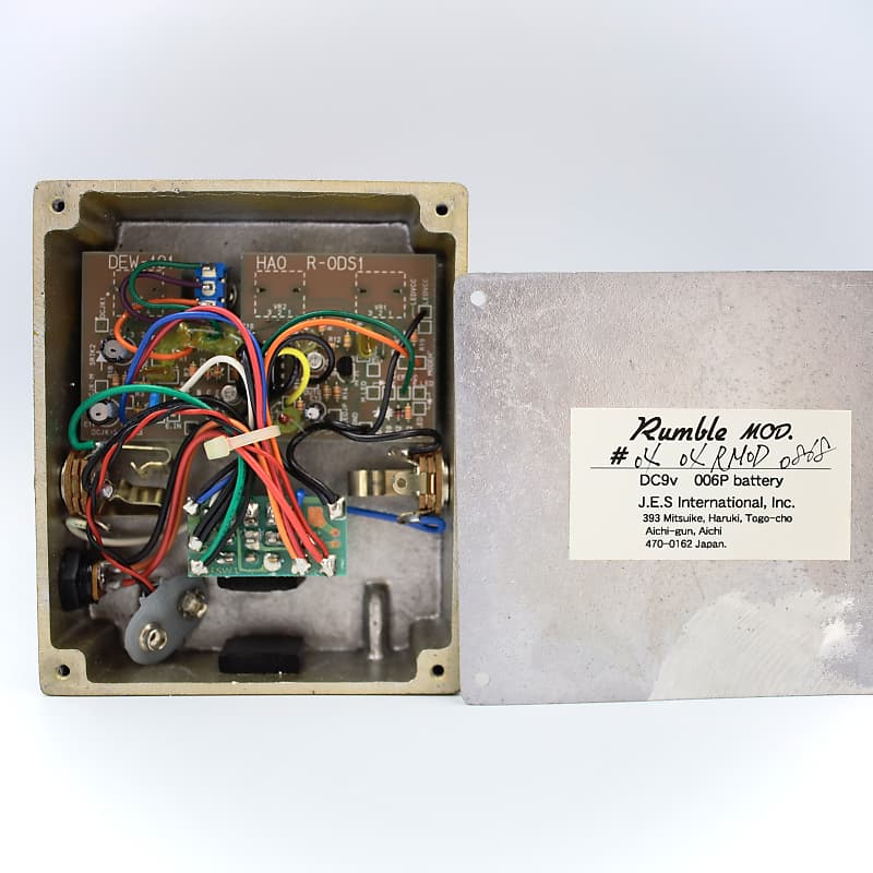 HAO Rumble Mod. Overdrive Guitar Effect Pedal 0404RMoD0868