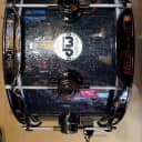 (MINT) DW 6.5" x 14" Collectors Series Maple Snare Drum - Gun Metal Sparkle Glass w/ Black Nickel Hardware