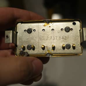 Late 1980s Early 1990s Gibson Original 490R 490T Series Pickups Gold image 5