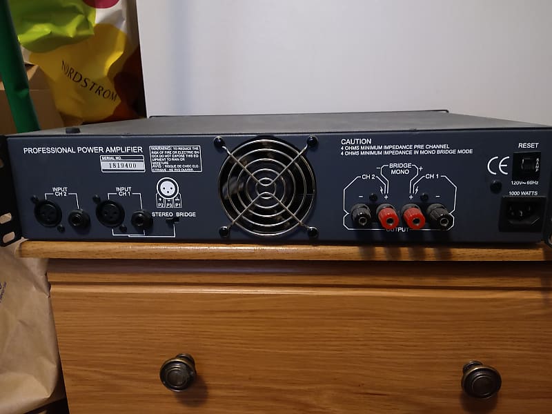 American Audio V1000 Stereo power amplifier 1000w | Reverb