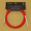 099-0820-054 10' Fender Yngwie Malmsteen Guitar Cable Red Straight Ends YMG10